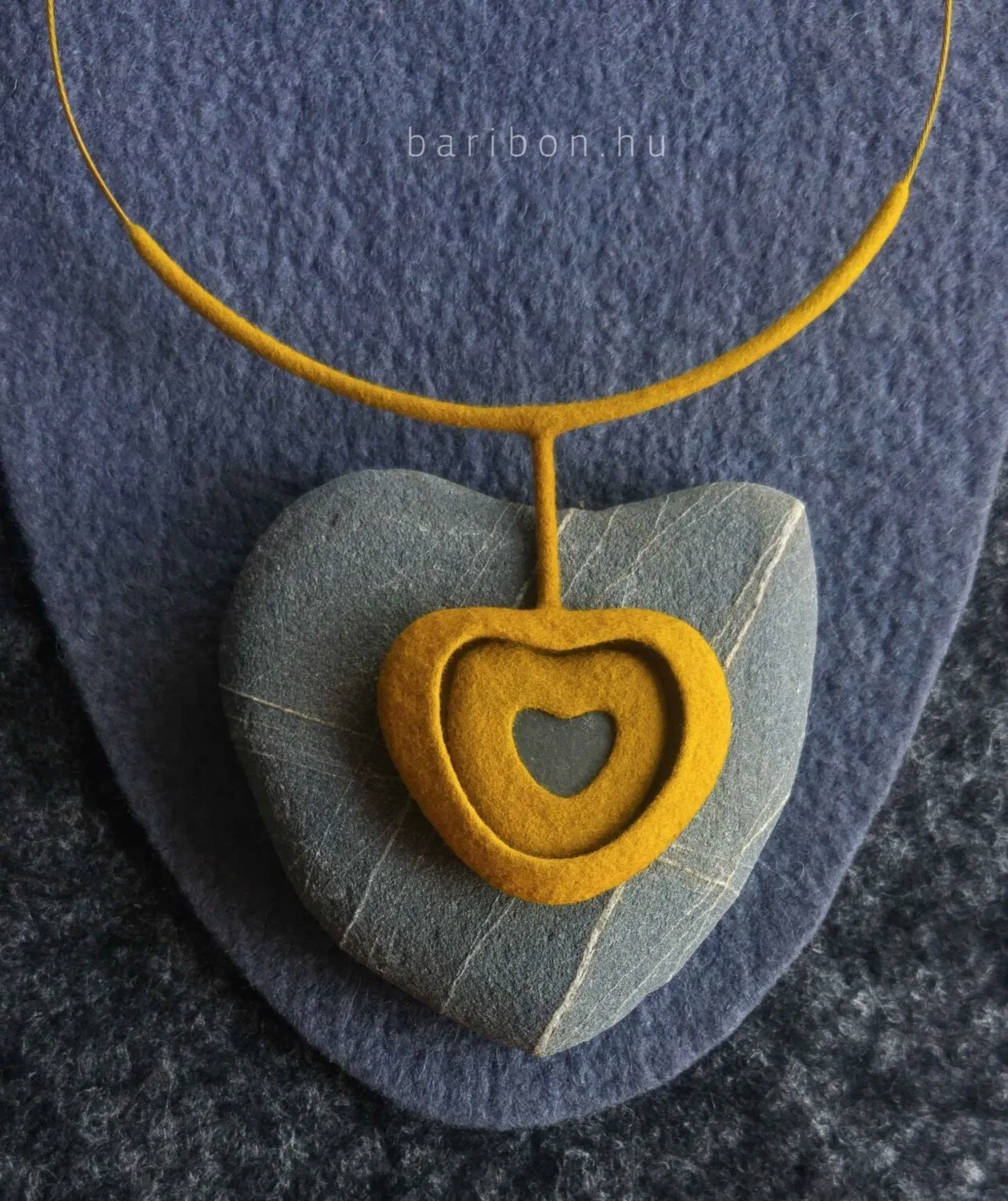 Baribon Heart colier scurt forma inima