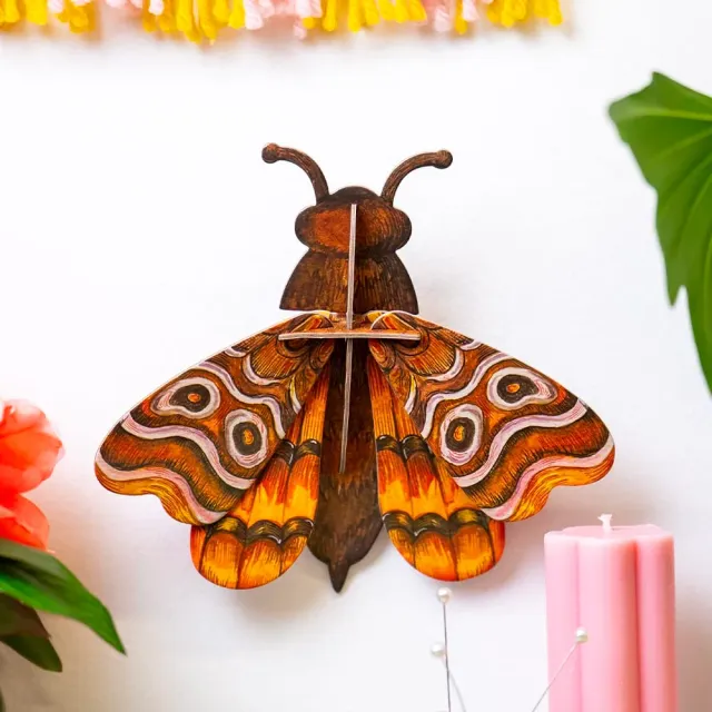 Craft Club Atlas Midi Moth puzzle 3D decor 20x17 cm