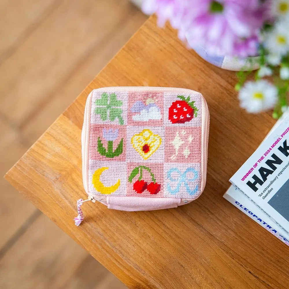 Craft Club Pink Perfection set broderie poseta roz 2 kituri