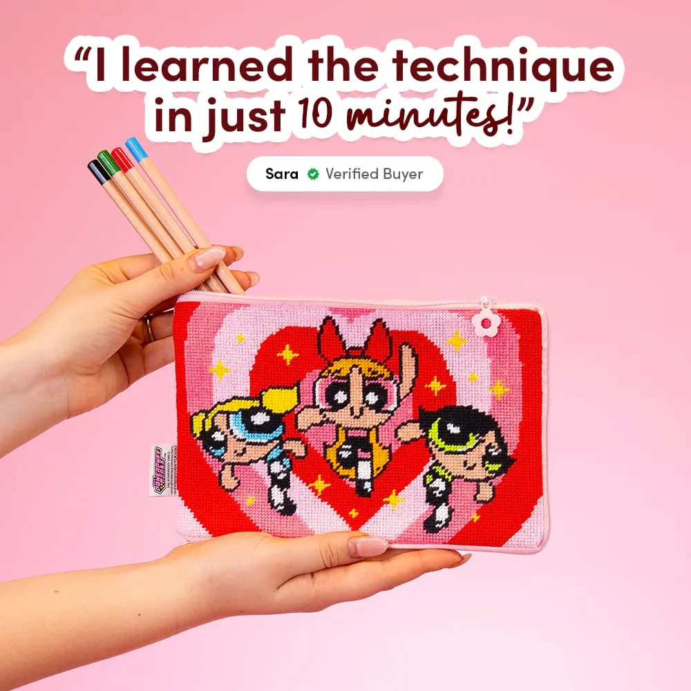Craft Club Best Friends Forever kit pouch goblen Powerpuff