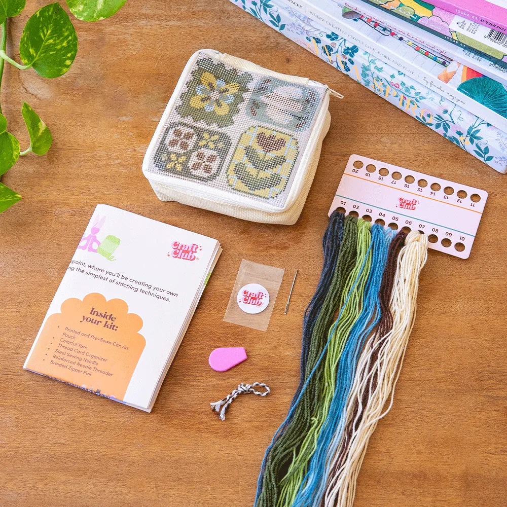 Craft Club Fluttering Fables kit etui goblen 12x12 cm incepatori