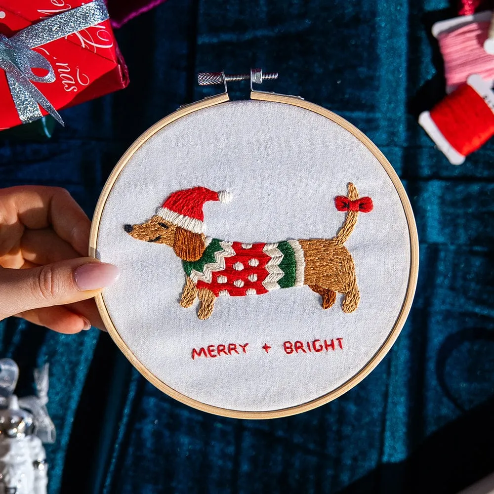 Craft Club Santa's Little Helper kit broderie Craciun