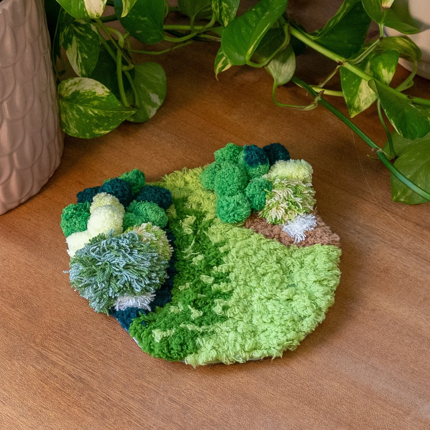 Craft Club Mega Mossy set covor + suporturi muschi cu foarfeca