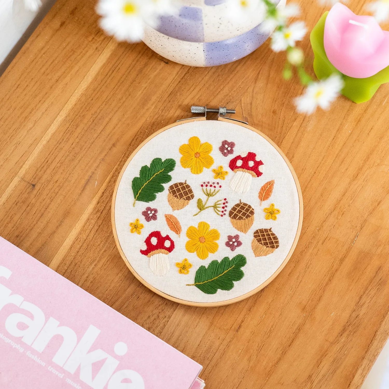 Craft Club Woodland Wonder kit broderie relaxare