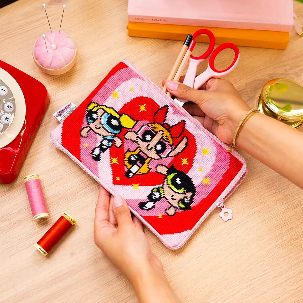 Craft Club Best Friends Forever kit pouch goblen Powerpuff