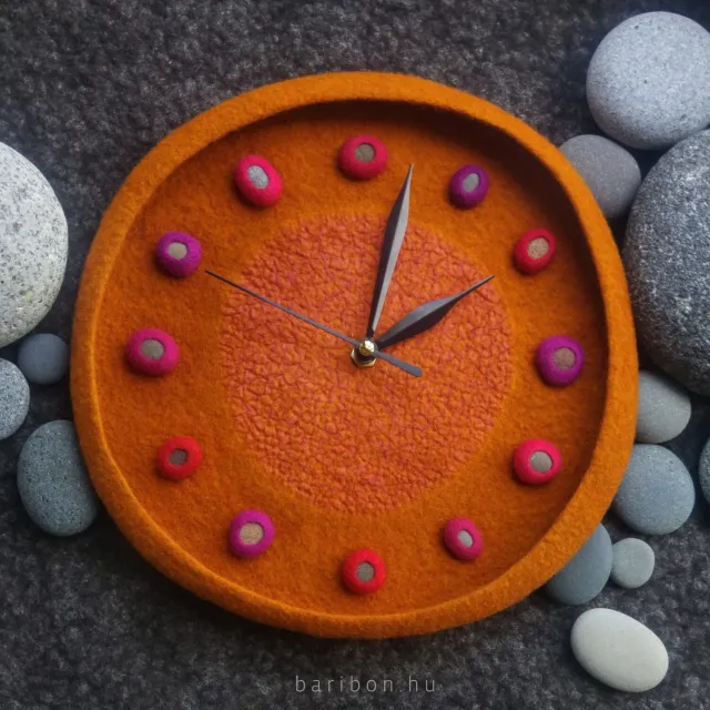 Baribon Pebble kit ceas perete pietre pasla