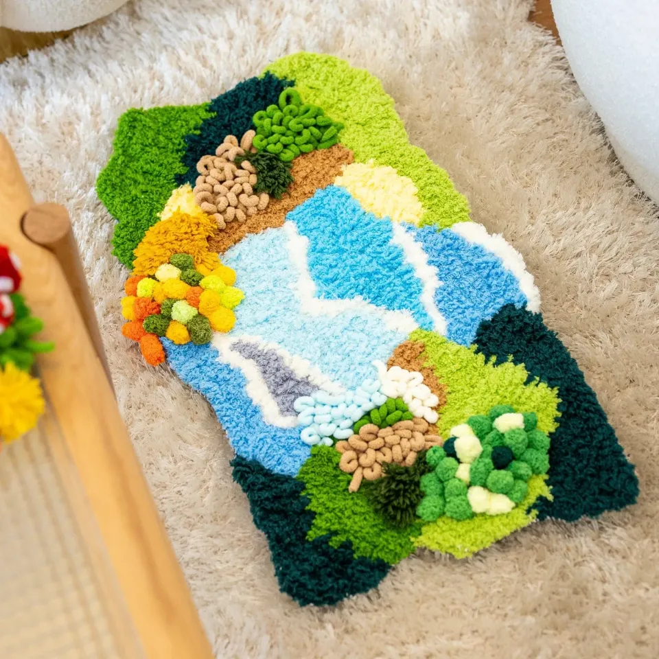 Craft Club MAGICAL MOSS kit covor texturat 60 x 40 cm