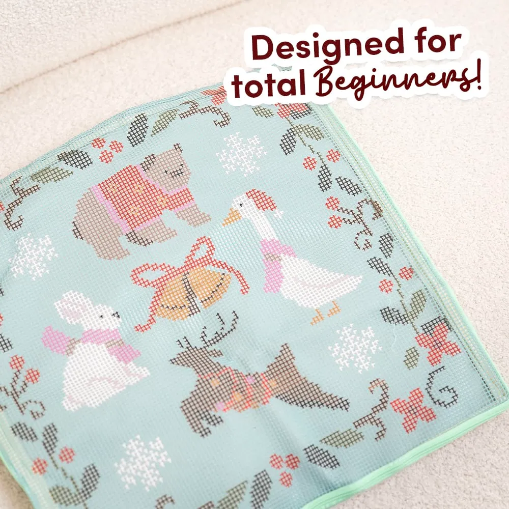 Craft Club Winter Friends kit perna goblen 40x40 cm