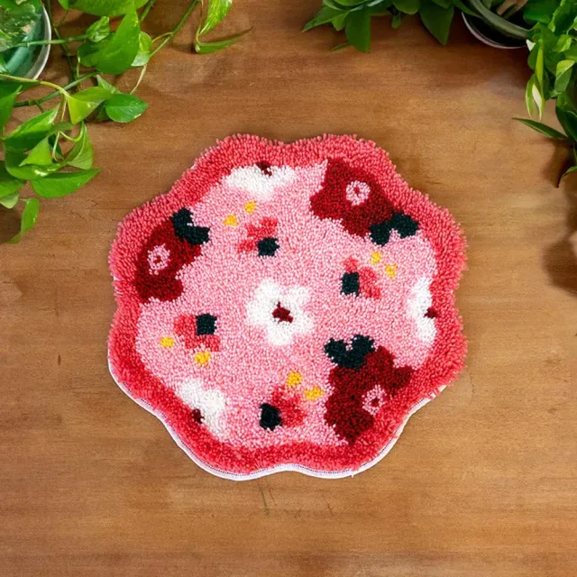 Craft Club Pink Posies kit covor 48x48cm floral