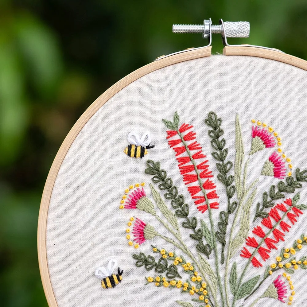 Craft Club Australian Native Bouquet kit broderie