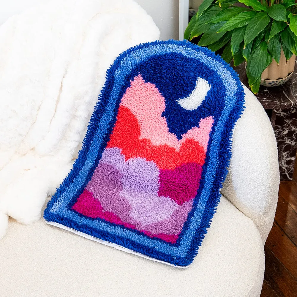 Craft Club Cloudy Portal covor XL latch hook
